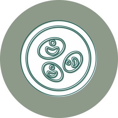 Gıda simgesinin vektör illüstrasyonu