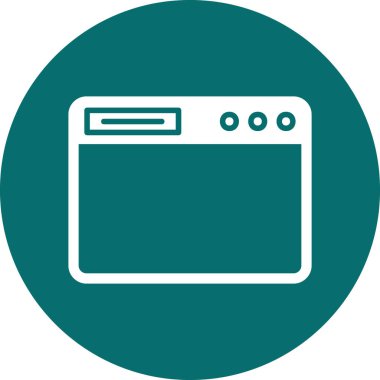 seo modern simgesinin vektör illüstrasyonu