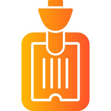 Sıcak su şişesi, içecek grafiksel çizim  