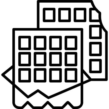 Bina. Web simgesi basit illüstrasyon