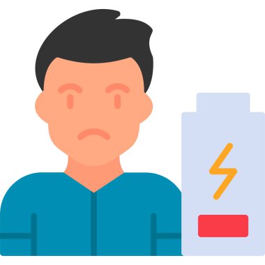 Enerji Ağı simgesi yok Basit illüstrasyon