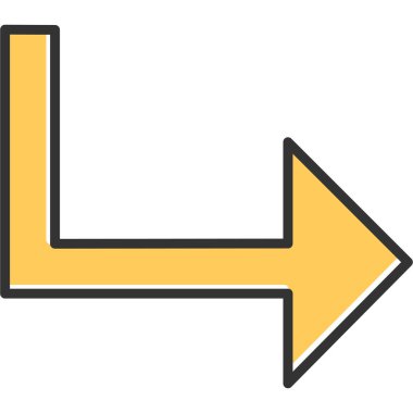 ok simgesi işaret vektör illüstrasyonu