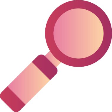 Büyütme cam ağ ikonu vektör illüstrasyonu