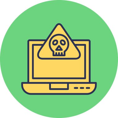 Bilgisayar. Web simgesi basit illüstrasyon