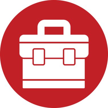 Çanta. Web simgesi basit illüstrasyon 