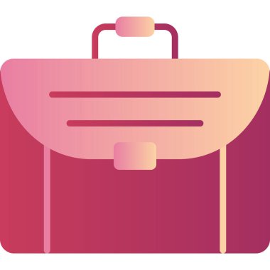 Çanta. Web simgesi vektör illüstrasyonu