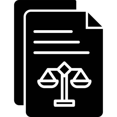 Belge simgesinin vektör illüstrasyonu