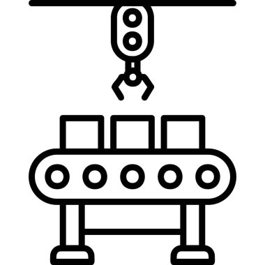Vektör çizgisi simgesini monte et