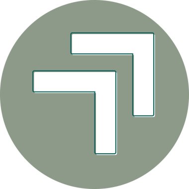 Tek b simgesinin vektör illüstrasyonu