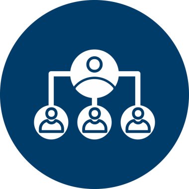 Sosyal organizasyonun vektör simgesi