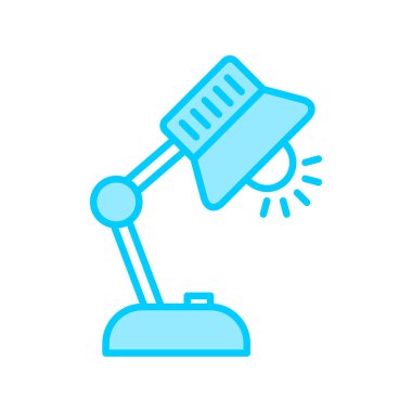 simple web icon, vector illustration of table lamp 