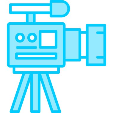 Video Kamera, grafik illüstrasyon simgesi