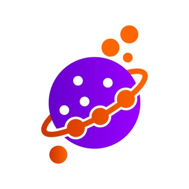 Gezegen simge vektör çizim