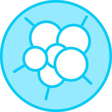 Cancer virus icon modern vector illustration