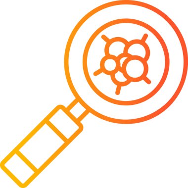 Büyüteçle büyüteç düz tasarım vektör çizimi