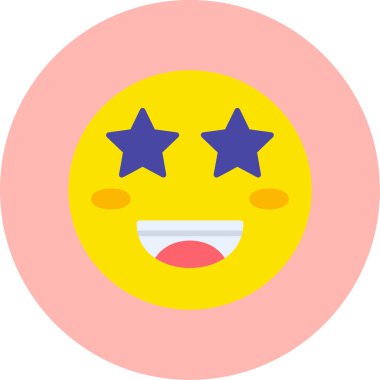 Bir yıldız simgesinin vektör illüstrasyonu