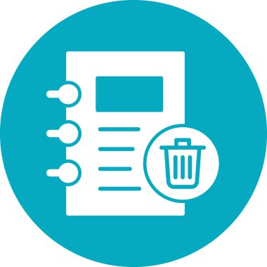 Belge simgesinin vektör illüstrasyonu