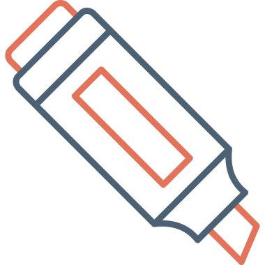 Kalem. Web simgesi basit illüstrasyon