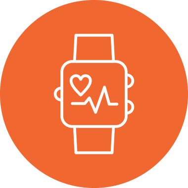 smartwatch simge vektör çizimi