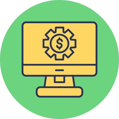 seo modern simgesinin vektör illüstrasyonu