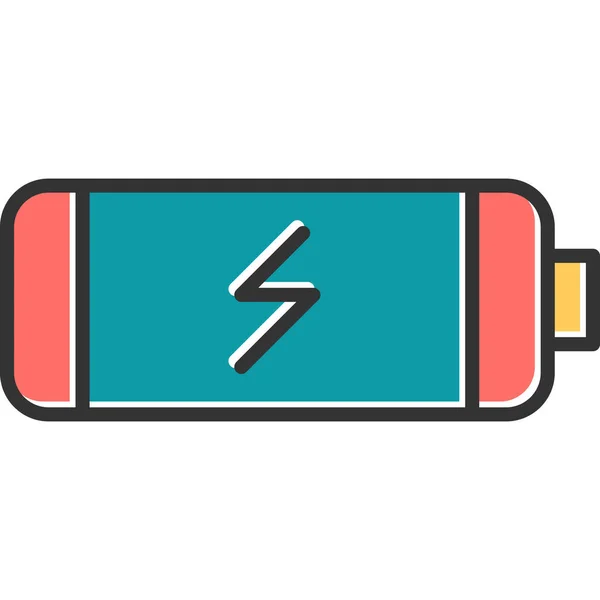 Иконка Мобильного Телефона Low Battery — стоковый вектор