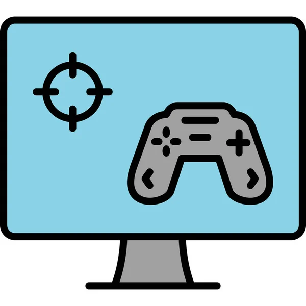 Game Console Simple Design — Stock Vector