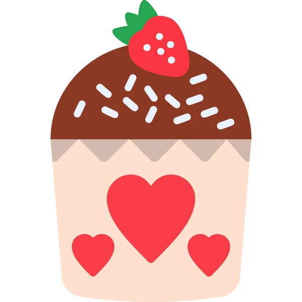 Strawberry Web Icon Simple Illustration — Stock Vector
