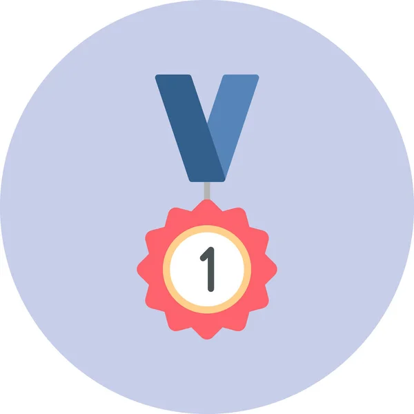 Award Medal Web Icon Simple Illustration — Stock Vector