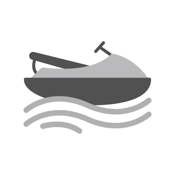 Jetski Ikon Vektorillusztrációja — Stock Vector