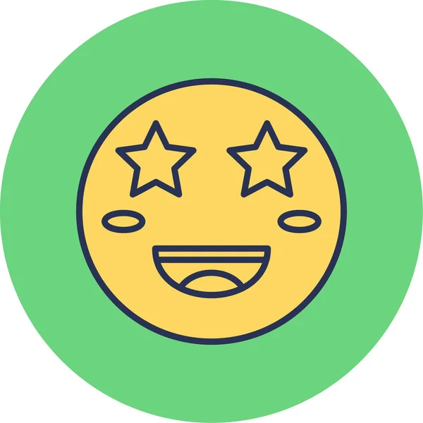 Vector Illustration Emoji Icon — Stock Vector