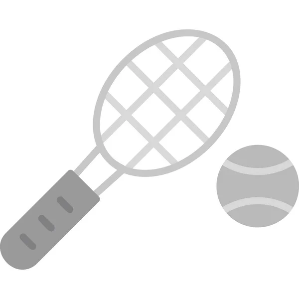 Racket Icône Web Design Simple — Image vectorielle