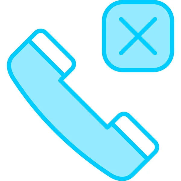 Telefon Web Symbol Einfache Illustration — Stockvektor