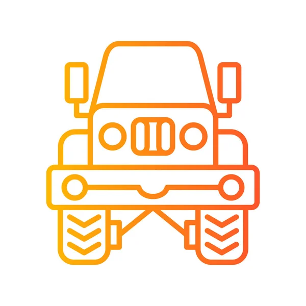 Illustration Une Icône Camion — Image vectorielle