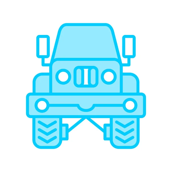Illustration Une Icône Camion — Image vectorielle