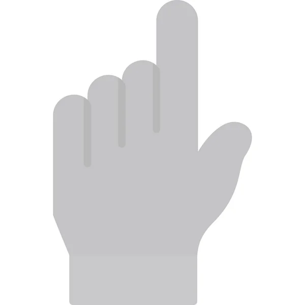 Zeigefinger Nach Oben Handzeichen — Stockvektor