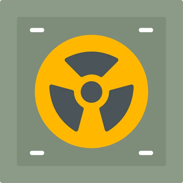 Radiation Icon Web Simple Illustration — Stock Vector