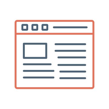 vector illustration of abstract web page 