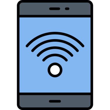 wifi simgesi vektör illüstrasyonu