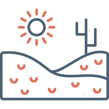 Güneş. Web simgesi basit illüstrasyon