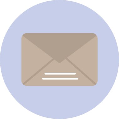 zarf simgesi vektör illüstrasyonu