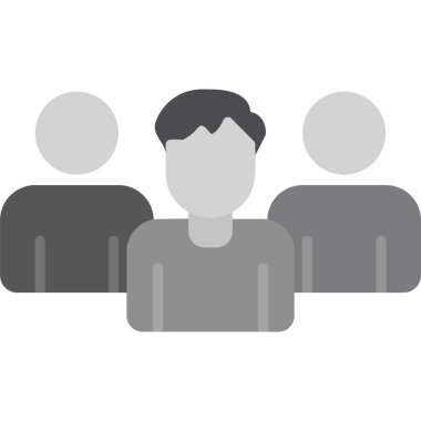 Abstract vector illustration of team work