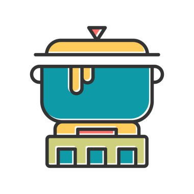 vector illustration of Cooking web icon