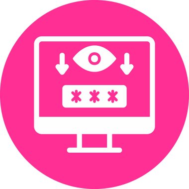 Bilgisayar. Web simgesi basit illüstrasyon 