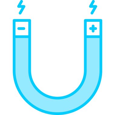 mıknatıs simgesi vektör çizimi 