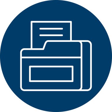 Dosya. Web simgesi vektör illüstrasyonu