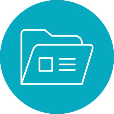 Belge simgesinin vektör illüstrasyonu