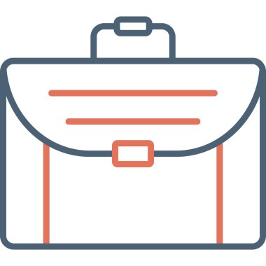 Çanta. Web simgesi vektör illüstrasyonu