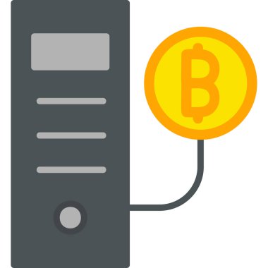 microprocessor icon, vector illustration simple design