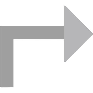 ok simgesi işaret vektör illüstrasyonu