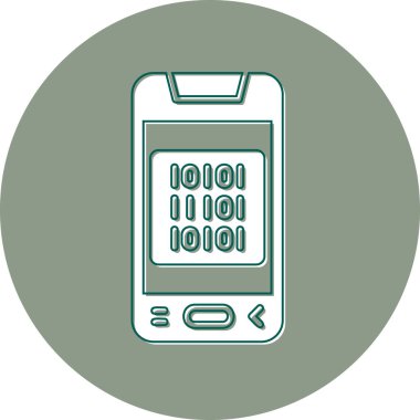 Cep telefonu. Basit resimleme